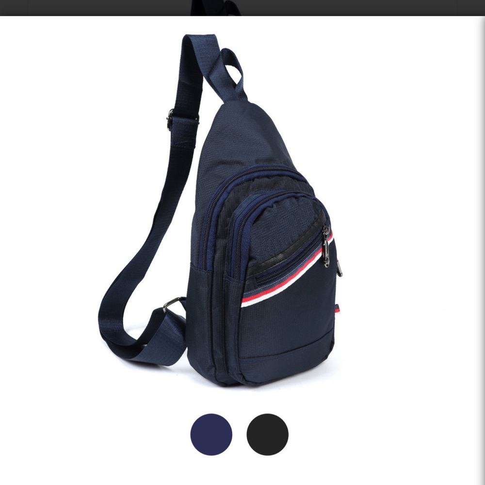 Westend Stylish Navy and Black Sling Bag